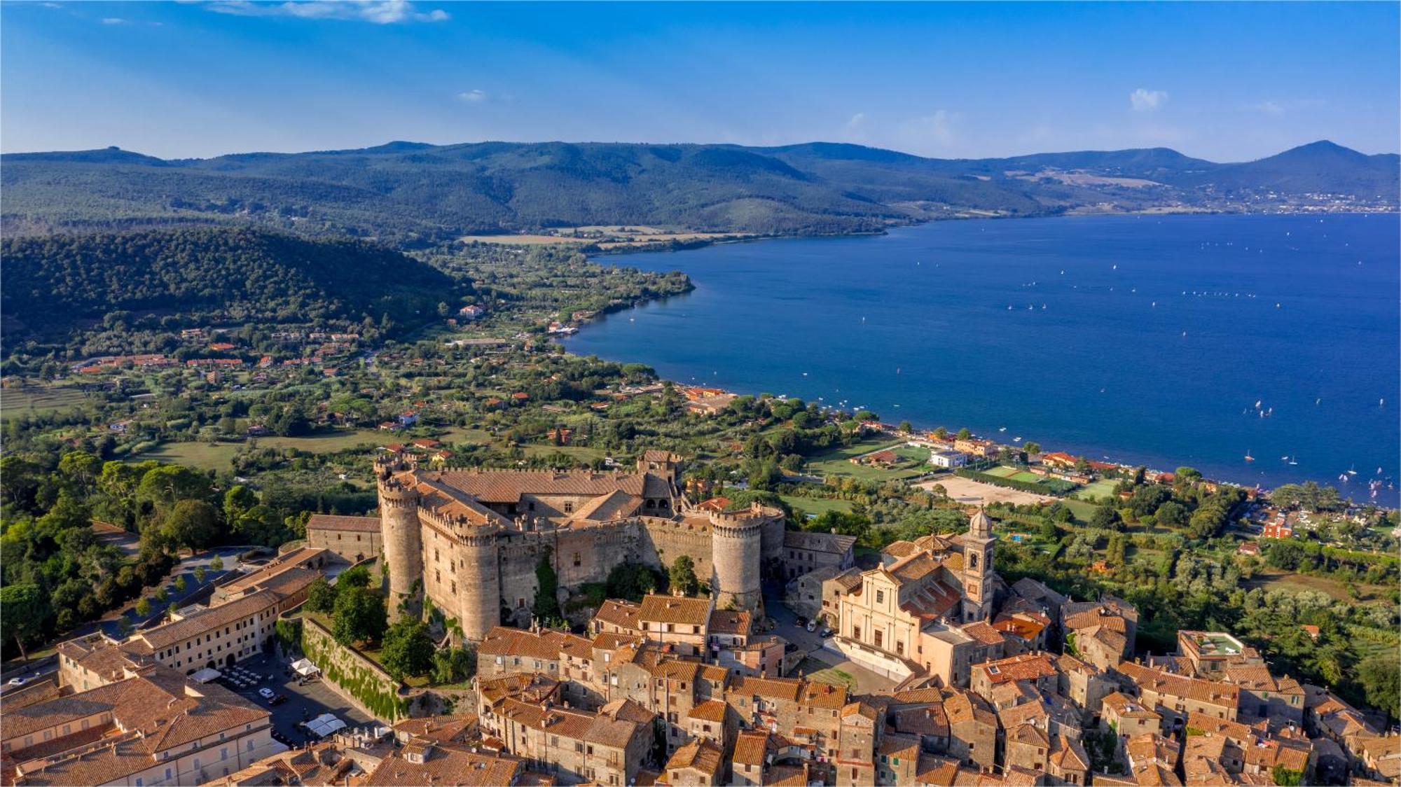 Apt Finestra Sul Castello, Vista Lago Wi-Fi Gratis Браччано Экстерьер фото