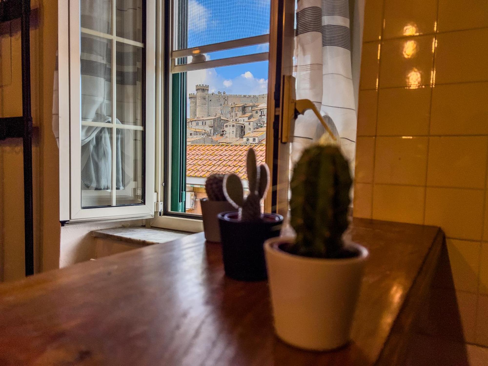Apt Finestra Sul Castello, Vista Lago Wi-Fi Gratis Браччано Экстерьер фото